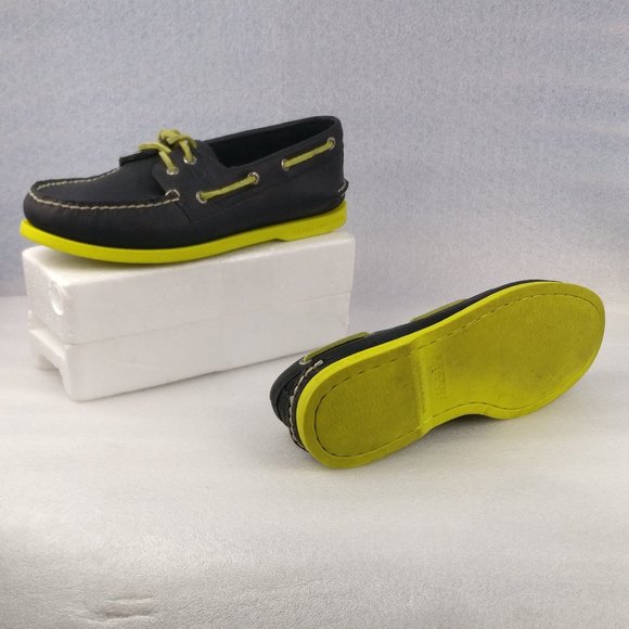 RaRe Sperry Original 2eye Classic boat shoes men9us/8.5uk=women 10.5us Leather - Picture 2 of 8